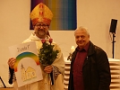 Ein Abschiedsgeschenk für Pfarrer Halver von der Grundschule Niedergebra (Foto: R. Englert)