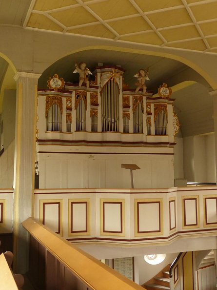 Orgel in der Jakobus-Kirche in Zwinge (Foto: Norbert Patzelt)