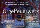 Plakat Orgelfeuerwerk 2021 (M. Goos)