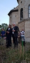 Regionalbisch&ouml;fin Frau Dr. Friederike Spengler mit Stephan Domann auf dem Naturlehrpfad in W&uuml;lfingerode  (Regina Englert)