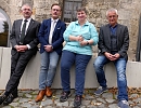 Superintendent Andreas Schwarze, Mühlhäuser Präses Jens Ritter, Superintendentin Bad Frankenhausen-Sondershausen Steffi Wiegleb, Präses Dr. Uwe Krieger (R. Englert)