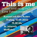 Herzliche Einladung zum Konzert! (Kirchengemeinde, Design: Stiftung Schleswig-Holsteinische Landesmuseen/Jürgen Schüller)