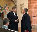Pfarrer Hauke Meinhold und Superintendent Andreas Schwarze (K. Schwarze)