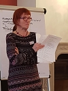 Steffi Hänsel fasst die Gruppe Damberg zusammen (Foto: R. Englert)