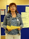 Corina Sänger hatte die Arbeit mit Frauen zum Thema (Foto: R. Englert)