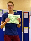 Ein Streiter für das Wort Gottes mit seiner Idee einer Fürbittenaktion (Foto: R. Englert)