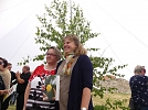 Täufling und Patin (Foto: R. Englert)