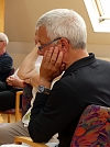 Uwe Krieger interessierten die Regionalpfarrämter und die Chance auf ein Management derselben (Foto: R. Englert)
