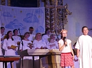 Die Hauptdarsteller und der Engelchor (Foto: R. Englert)