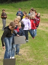Auf zur rettenden Insel (Foto: Tina Bäske)