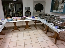 Buffett mit Rezepten aus Simbabwe  (Foto: Th. Ahlhelm)