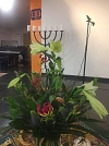 Ein Strauß zum WGT Simbabwe mit den Nationalblumen in Nordhausen  (Foto: K. Schwarze)