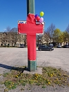 Auto-Radio-Gottesdienst in Nordhausen - ganz spontan (Foto: W.-J. von Biela)
