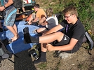 Vorbereitung zum Canyoning (Foto: Tina Bäske)