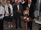 "Johannes" aus Tarthun hielt auch eine kleine Rede (Foto: Sabine Wegner)