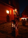 Und draußen wurde derweil alles vorbereitet (Foto: R. Englert)