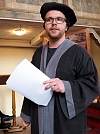 Martin Luther - Christopher Bischoff - betritt die Bühne (Foto: R. Englert)