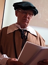 Ein Restaurator der Kanzel (Foto: R. Englert)