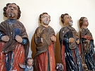 Die vier Kanzelfiguren, um die sich ein Teil des Stückes drehte (Foto: R. Englert)