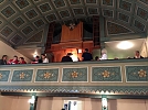 Die Kantorin M. Schablowskaja war an der Orgel zu hören (Foto: A. Schwarze)