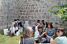 Entspannen im Schatten mit der Jugendkirche (Foto: M. Schwarze)