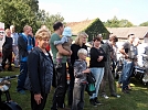 Ermahnung vor der Ausfahrt nicht zu überholen (Foto: R. Englert)