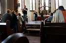 Begrüßungsandacht in der St. Georg Kirche mit Achim Damberg (Foto: KG Ilfled)