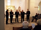 Die Gemeinde sang mehrfach mit dem Ensemble (Foto: R. Englert)