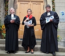Gerda Leidel vom Gemeindekirchenrat ist tief bewegt (Foto: R. Englert)