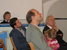 Orgelbaumeister Johannes Hüfken, Halberstadt, beim Orgelkonzert (Foto: H. Neubert)