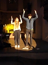 Der Segen - einmal vorgemacht von Sarah und Simon (Foto: R. Englert)
