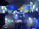 Licht, Nebelmaschine und Menschen - ein buntes Gewirr (Foto: R. Englert)