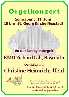 Orgelkonzert 11.6. Neustadt (C. Heimrich)