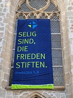 Neues Banner an der Blasiikirche  (W.-J. von Biela)