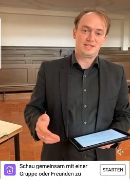 Ramon Seliger von der OnlineKirche der EKM (Foto: Screenshot)