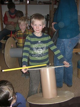 Johannes mit Motor (Foto: Tuschy)