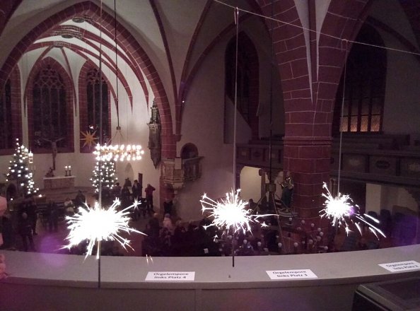 Orgelfeuerwerk  (Foto: M. Kremzow )