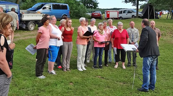 Kirchenchor Windehausen  Johannissingen 2016 in Hamma (Foto: V. Kremzow)