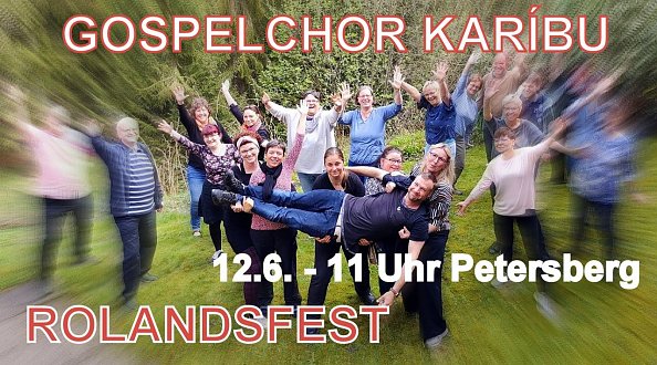 Karíbu auf dem Rolandsfest (Foto: R. Englert)