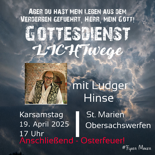 Plakat Ostersamstag OSW 2025 (Foto: Wegner)