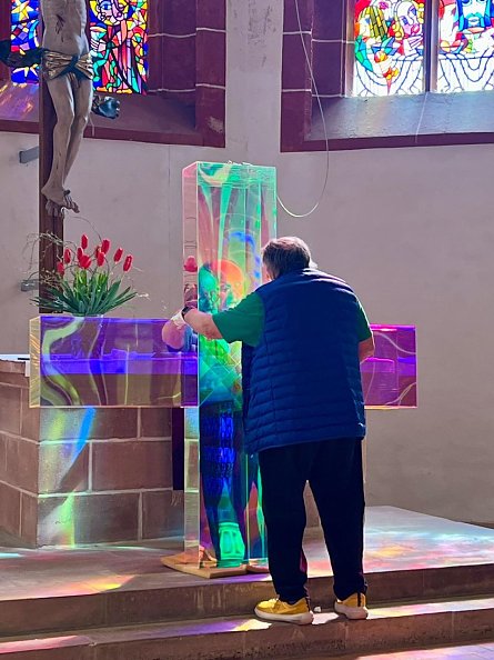 Ludger Hinse in der Blasiikirche Nordhausen (Foto: Sabine Wegner)