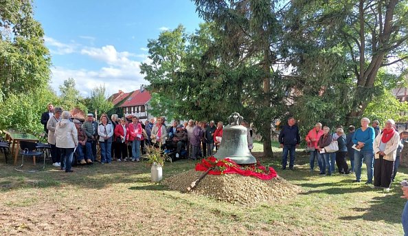 Feierliche Begrüßung mit einer Andacht in Nohra (Foto: Sven Röthel)