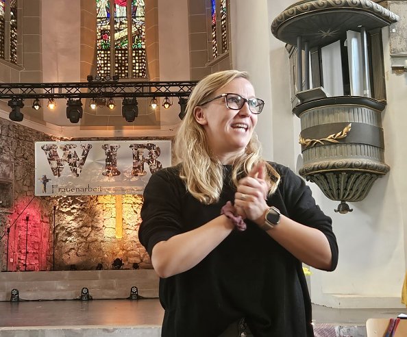 Daniela Bethge - Theaterpädagogin beim Nordhäuser Theater (Foto: Regina Englert) Daniela Bethge - Theaterpädagogin beim Nordhäuser Theater (Foto: Regina Englert)