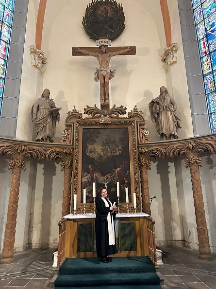 Pfarrerin Annegret Steinke war in Sondershausen zu Gast. (Foto: Silvio Hartung)