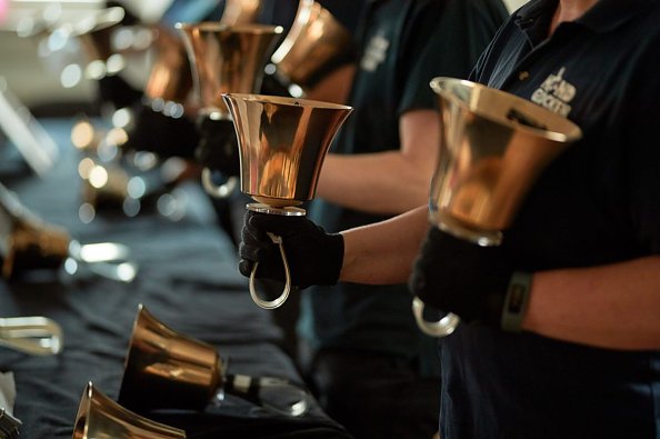 Handglockenchor Gotha in Aktion (Foto: Tino Sieland)